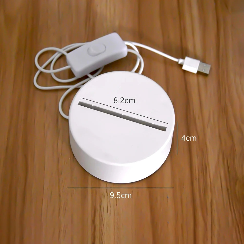 3D LED Night Lamps