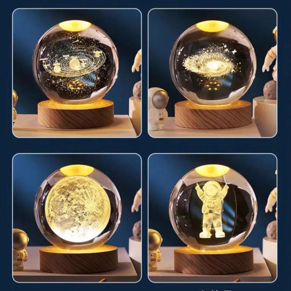 Crystal Ball 3D Astronomy Night Lamp Edition