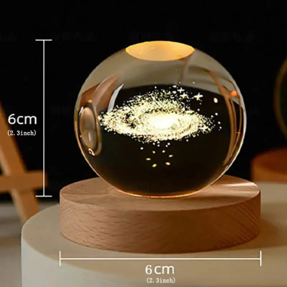 Crystal Ball 3D Astronomy Night Lamp Edition