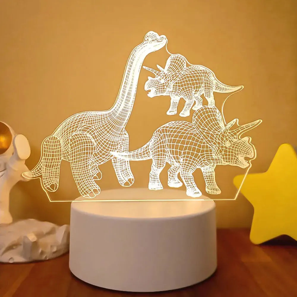 Dinosaur 3D Lamp