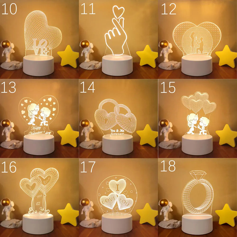 Novelty 3D Illusion Lights