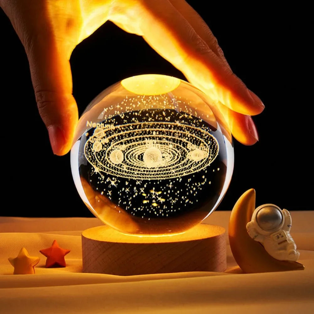 Crystal Ball 3D Astronomy Night Lamp Edition