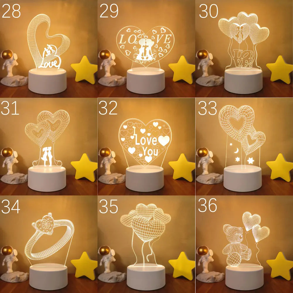 Novelty 3D Illusion Lights
