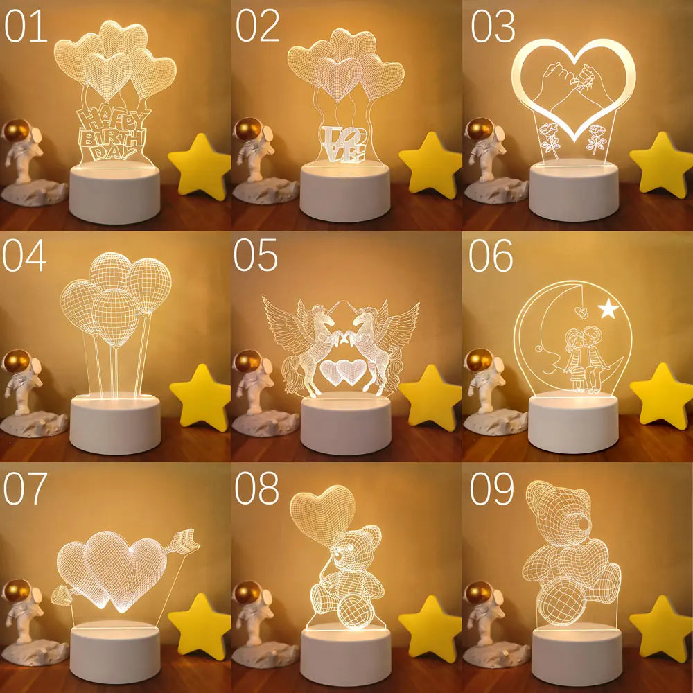 Novelty 3D Illusion Lights