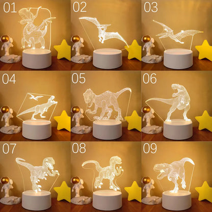 Dinosaur 3D Lamp